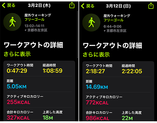 マラソンの練習